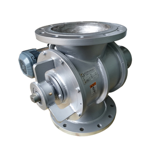 Thép không gỉ ROTARY airlock van với động cơ & Gear cho tiếng ồn thấp lúa mì chế độ ăn uống sợi xử lý - Product Image 2