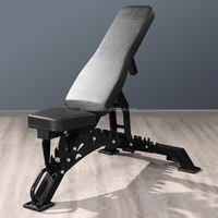 Zoshine Banc de musculation professionnel en acier, personnalisable, réglable, pour usage domestique, avec grande capacité de charge, incluant banc plat et banc à dents