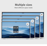 Écran interactif tout-en-un UHD 4K LCD de 86 pouces avec projecteur pour réunion scolaire tableau de télévision intelligente tableau blanc interactif