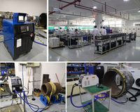 Calentador de inducción eléctrico de 80Kw, máquina de tratamiento térmico de inducción de aire para precalentamiento de soldadura