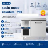 Réfrigérateur commercial sous comptoir Chefwin KSC-H1D, porte simple, refroidisseur, dégivrage automatique, contrôle numérique de la température +1°C