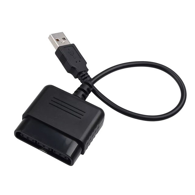 RNSbot USB Adapter Converter Cable for Gaming Controller for PS2 To for PS3 PC Video Game Accessories