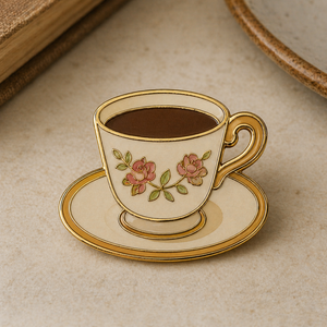 Épingles en émail personnalisées de haute qualité pour tasses à café, badges vintage Café <span class=keywords><strong>Latte</strong></span>, promotion pour cafés, boutiques, cadeaux, épingles de revers en métal - Product Image 2