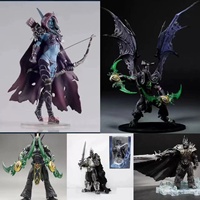 Figura de Acción de PVC del Rey Lich Arthas, Caballero de la Muerte, de la Séptima Generación de World of Warcraft DC