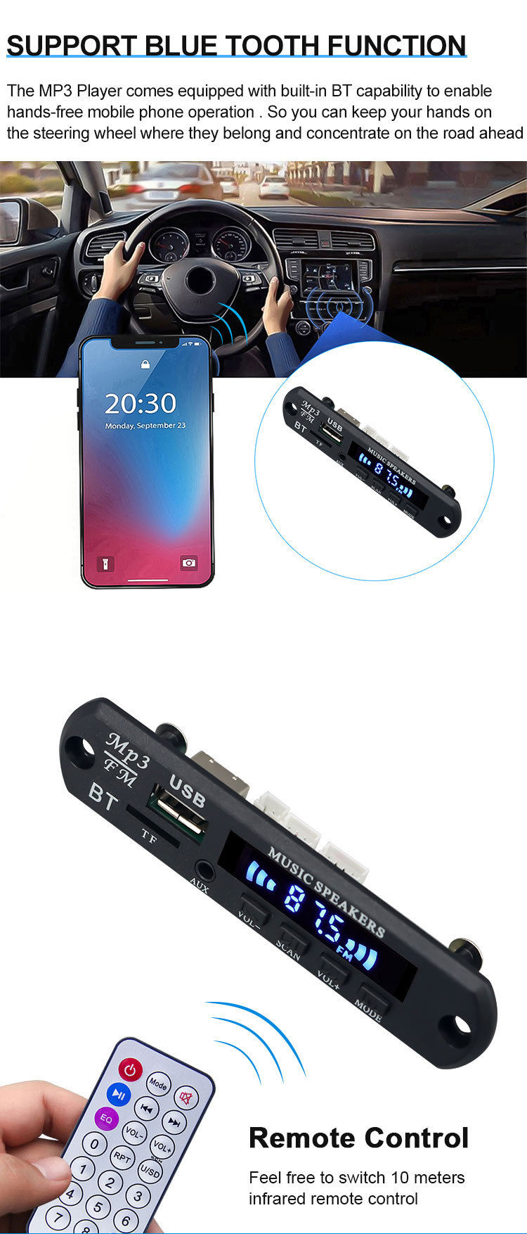 文房具 VIBE 3 BT SPKR/MP3 PLAYR n5ksbvb