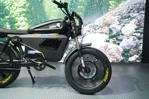Bicicleta Eléctrica Urbana de Alta Calidad SK-2 con Motor sin Escobillas, Cuadro de Aluminio, Frenos de Disco Hidráulicos, Velocidad Máxima de 80 km/h, Autonomía de 100 km - Product Image 2