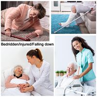 Système d'alerte sans fil pour soignants avec bouton d'appel SOS, bracelet et collier portables pour la sécurité des personnes âgées à domicile/en milieu hospitalier