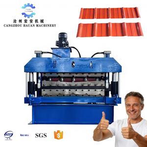 Équipement mécanique pour la fabrication de tôles d'acier ondulées anti-sismiques à double couche dans les zones seismiques - Product Image 1