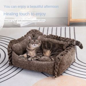 Customized Wholesale Pet <b>Sofa</b> Beds Movable and Washable Small <b>Dog</b> and cat Rectangular Wear-resistant Nordic-style <b>Dog</b> Beds - Product Image 4