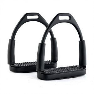 Estribos de Seguridad Ingleses de Acero Inoxidable de Alta Calidad, Antideslizantes, con Soporte para el Tobillo, Articulados, Accesorios Ecuestres para Montar a Caballo - Product Image 1