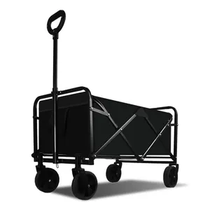 Outdoor Picnic Foldable Fishing Beach Trolley Camping Garden Folding Wagon Luggage Pulling Cart