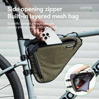 ROCKBROS-Sac Triangle de grande capacité pour vélo de route, VTT, cadre, équipement professionnel