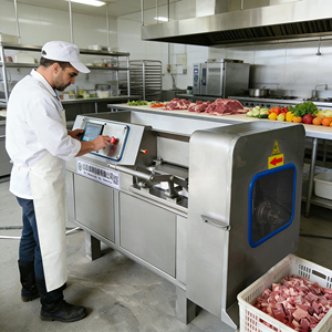 Nouvelle Machine Commerciale Électrique Automatique 2026 pour la Découpe <span class=keywords><strong>de</strong></span> Viande Congelée, Coupe-Viande Cuite et Braisée, <span class=keywords><strong>Prix</strong></span> Usine - Product Image 4