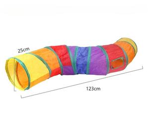 TOMPO Cat Playing Stick Bell Cat Tunnel Fish Pet Juego de juguetes de movimiento interactivo para gato - Product Image 4