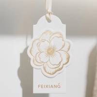 Etiquetas de Ropa Personalizadas de Lujo, Etiquetas de Precio con Logotipo en Papel, Etiquetas Colgantes de Papel para Ropa