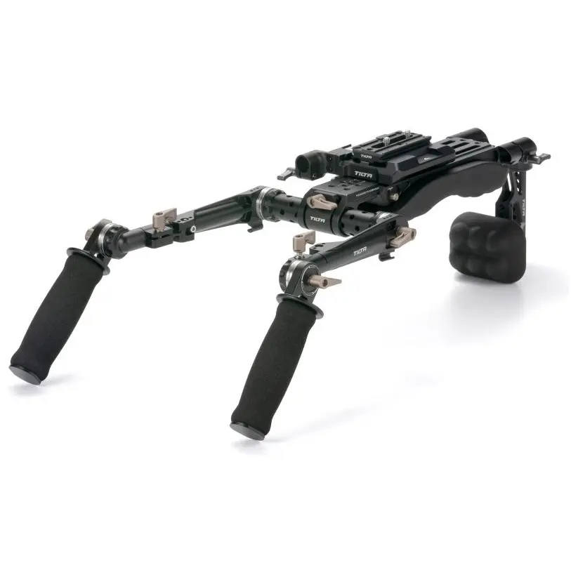 Tilta Lightweight Shoulder Rig Tilta TA-LSR-B Compatible with Most Compact Cinema Cameras and DSLRs DJI Ronin 4D