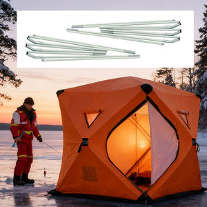 折れない柔軟なグラスファイバーロッドポールテント結婚式用6mmテントポールグラスファイバーポール/柔軟なグラスファイバーテントポール - Product Image 6