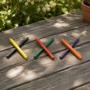 Pennarelli a Cera Fluorescenti Jinyan, Set di 6 Colori Vibranti, 8cm, Non Cancellabili, Alta Sensibilità - Product Image 5