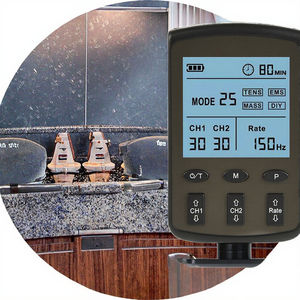 Fabrika OEM ODM TENS EMS Mini Masaj Aleti - 4'ü 1 Arada Düşük Frekanslı Atımlı Cihaz Zamanlayıcı Kontrolü - Product Image 3