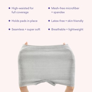 Pakaian dalam sekali pakai, pakaian dalam Postpartum dengan lapisan yang dapat meregang tidak mengilap untuk pemulihan bedah kehamilan