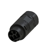 Conector Redondo Macho de 5 Pines IP68 25A 500V CA Directo de Fábrica para Conexiones de Inversores Solares CA