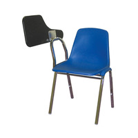 Mobilier scolaire Chaise d'écriture de salle de classe Chaise d'étudiant de collège avec fauteuils de tablette