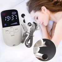 GLEAMWELL JKG-WL12 Appareil Portable de Stimulation du Sommeil par Microcourant CES à Clip d'Oreille, Masseur Auriculaire Portatif