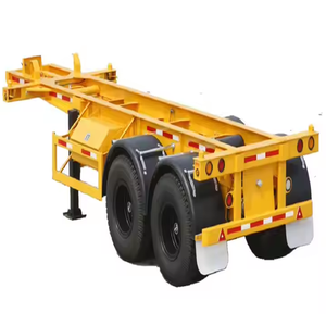 Semirremolque de Acero con Estructura de Acero Más Popular, Remolque para Contenedores de 40', con 3 Ejes y Capacidad de Carga Útil de Más de 30000 kg - Product Image 4