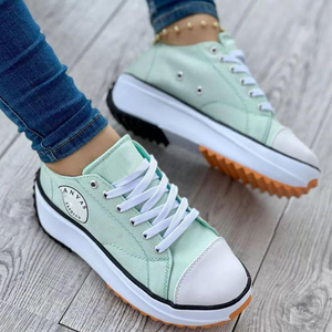 Zapatillas deportivas De suela gruesa para Mujer, Tenis femeninos De marca,  color púrpura|Zapatos de tenis| - AliExpress