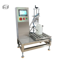 Machine de remplissage de liquide semi-automatique 20L pour contenants antigel glycol éthanol Remplisseur d'eau de 5 gallons avec balance