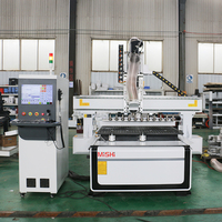 Meilleure machine de fraisage CNC à 3 axes 1325 1530 2030 avec moteur 9KW pour le travail du bois, avec contrôle NC Studio et Syntec
