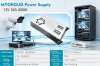 Alimentation à découpage AC-DC 12V 50A 600W, entrée 110~264V pour éclairage LED, équipement industriel, transformateur de puissance de surveillance