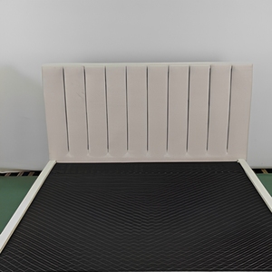 <span class=keywords><strong>Base</strong></span> de Cama Moderna de Tamaño Completo <span class=keywords><strong>con</strong></span> Almacenamiento, Cajones, Somier de Láminas de Madera, Tapicería de Terciopelo y Cabecero Ajustable - Product Image 4