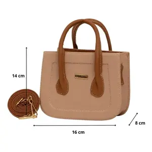 Bolso de Maquillaje Fana Spectacular para Mujer, de Microfibra y Cuero Sintético, con Cierre de Cremallera, Estilo Sólido para Todas las Temporadas - Product Image 3