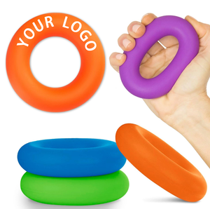 Anneau de préhension en silicone de gros format pour avant-bras, anneaux d'exercice pour les mains, pince de compression en silicone pour le renforcement musculaire, outil d'entraînement - Product Image 1