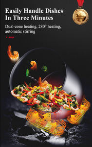 Machine de cuisson automatique électrique au gaz pour riz frit Wok avec évier <span class=keywords><strong>Cuisine</strong></span> Restaurant Pot rotatif <span class=keywords><strong>Robot</strong></span> <span class=keywords><strong>cuiseur</strong></span> - Product Image 6