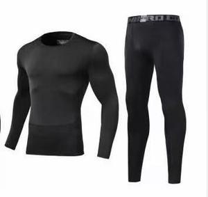 Fabricante Mens Athletic Gym Top Camiseta de compresión de manga larga Shsport Tight T Shirt - Product Image 3