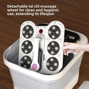 Nouvelle baignoire pliable pour les pieds avec massage électrique, contrôle de la minuterie, chauffage intelligent <span class=keywords><strong>à</strong></span> température constante, entièrement automatique pour le lavage des pieds <span class=keywords><strong>à</strong></span> domicile - Product Image 4