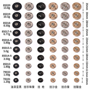 Boutons métalliques à pression pour manteau en laine, costume, blazer, vêtements de cérémonie, fournitures de couture, personnalisation OEM, fabrication en usine - Product Image 6