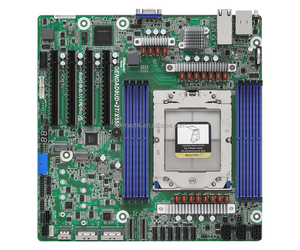 Placa base para servidor Micro-ATX, conector único SP5 (LGA 6096), procesadores de la serie AMD <span class=keywords><strong>EPYC</strong></span> 9004, Dual 10G LAN 2X MCIO, X550/X550 - Product Image 1