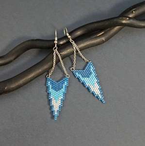 pendientes de cuentas Creaciones hechas a mano - Product Image 1
