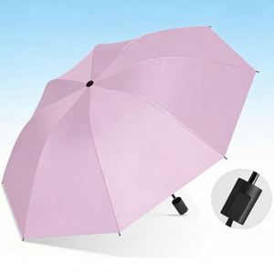 Parasol de soleil manuel et automatique, pliable, portable, pour voyage, extérieur, anti-UV, parapluie de pluie - Product Image 1
