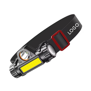 Multi-Function Rechargeable AAA Battery LED Headlamp-Durable ABS Material White Light Dual Light Source Flashlight Promotional