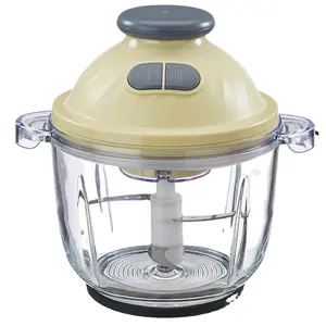 Procesador de Alimentos Pequeño para Cocina, Picadora Eléctrica <span class=keywords><strong>Mini</strong></span>, Juego de Cuchillas de Acero, Piezas de Repuesto, Molinillo Eléctrico de Carne - Product Image 1