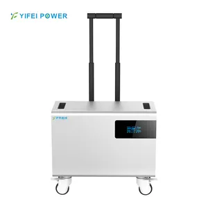 Yifei Power 3600W Generador solar portátil 72000mAh LFP Batería Banco de energía al aire libre