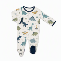 Grenouillère magnétique en coton biologique pour bébé pyjamas pour bébé vêtements de nouveau-né magnétiques à fermeture éclair écologiques et personnalisés dormeur magnétique
