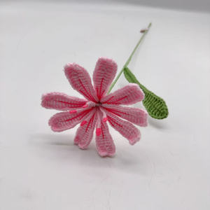 Ghirlanda di Pansy Colorata Lavorata a Mano all'Uncinetto, Fiori Artificiali in Filato, Regalo per la Festa della Mamma, il Ringraziamento, Natale, San Valentino, Vendita all'Ingrosso - Product Image 6