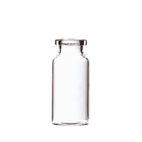 Flacon tubulaire en verre borosilicate, dispositif transparent, composé de tubes en verre borosilicate, 100 pièces