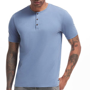 Nouveau T-shirt pour homme personnalisé 100% coton de haute qualité, lourd, uni, style hip-hop, respirant, T-shirts pour homme en vente - Product Image 5