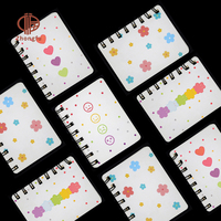 Carnet de notes portable mini pour étudiants, bon marché, promotionnel, A7, format poche, spirale, mignon, kawaii, pour étudiants
